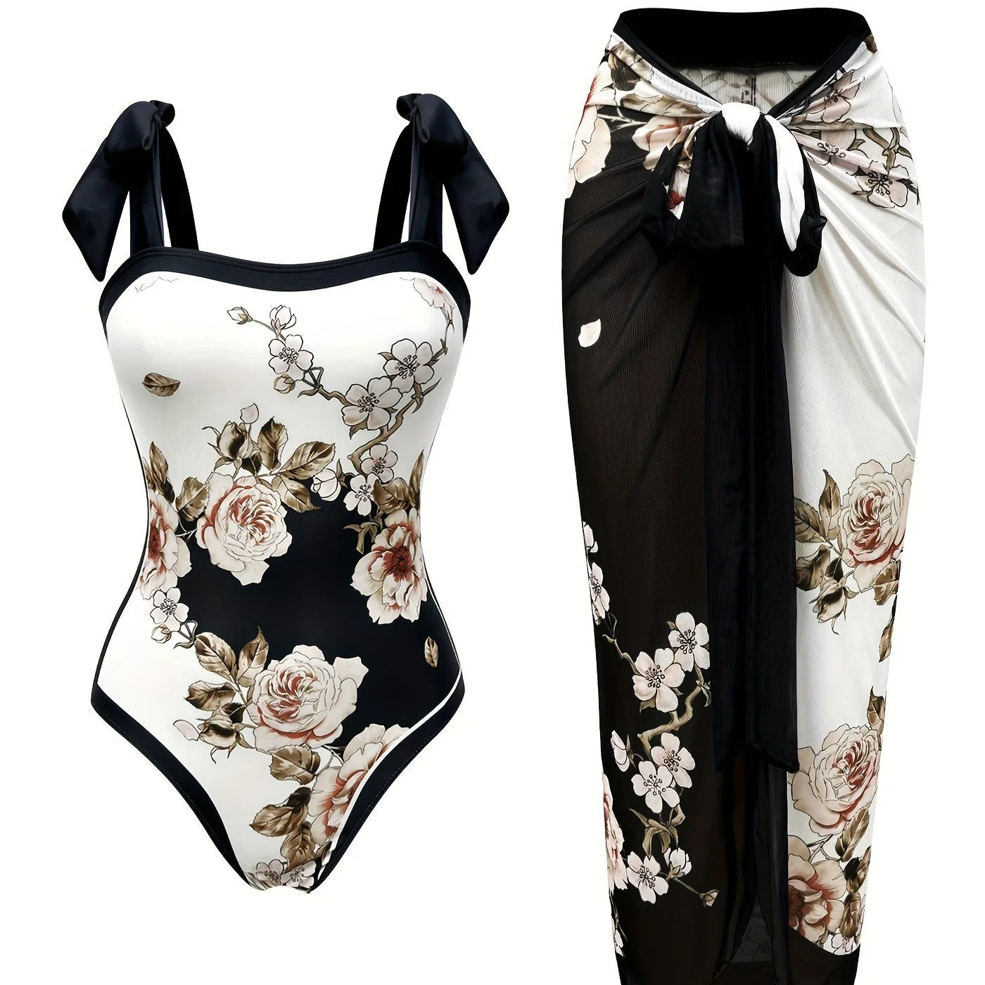 A Two-Piece Set of Printed Women with a Sense of Design
