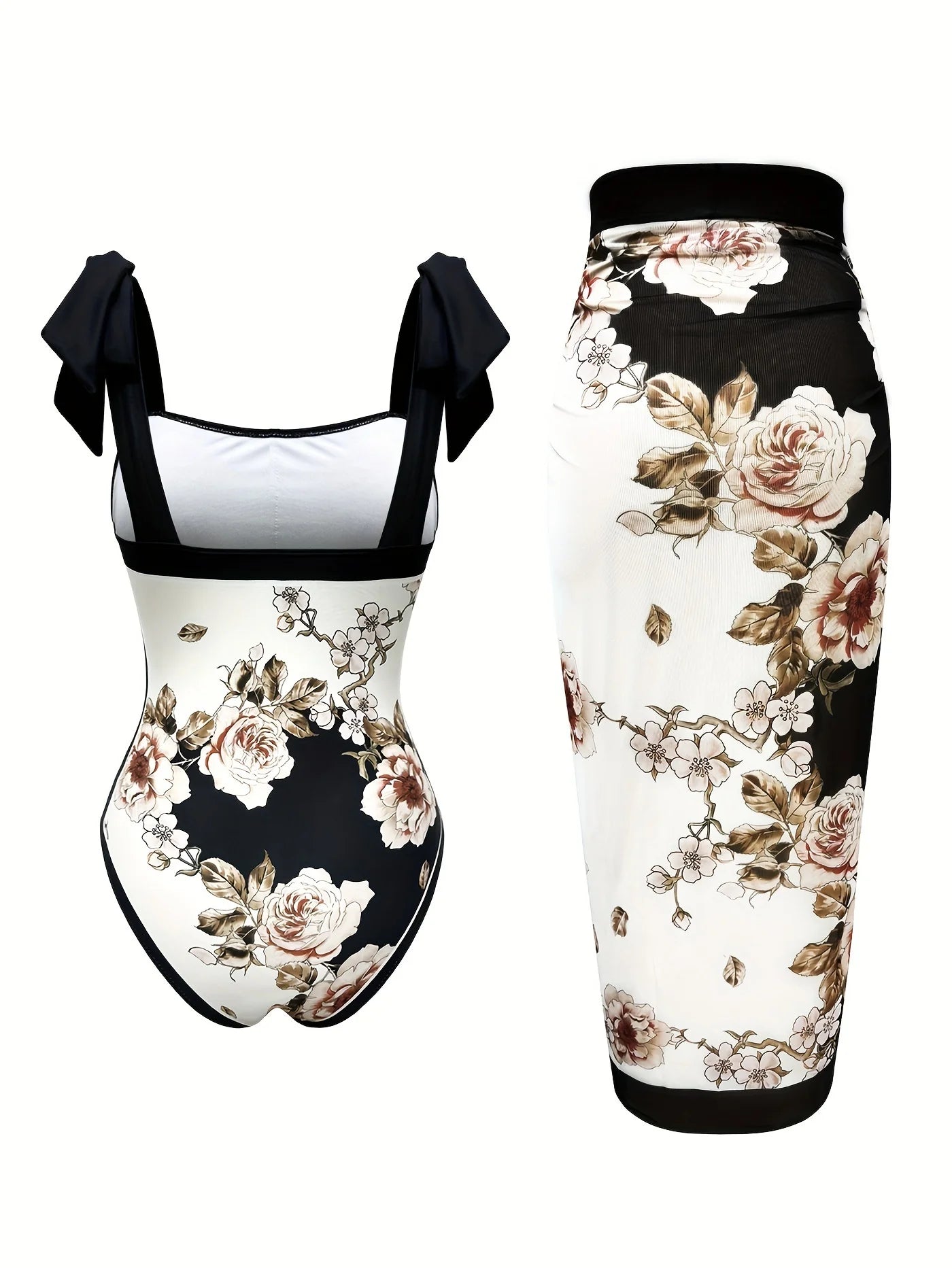 A Two-Piece Set of Printed Women with a Sense of Design