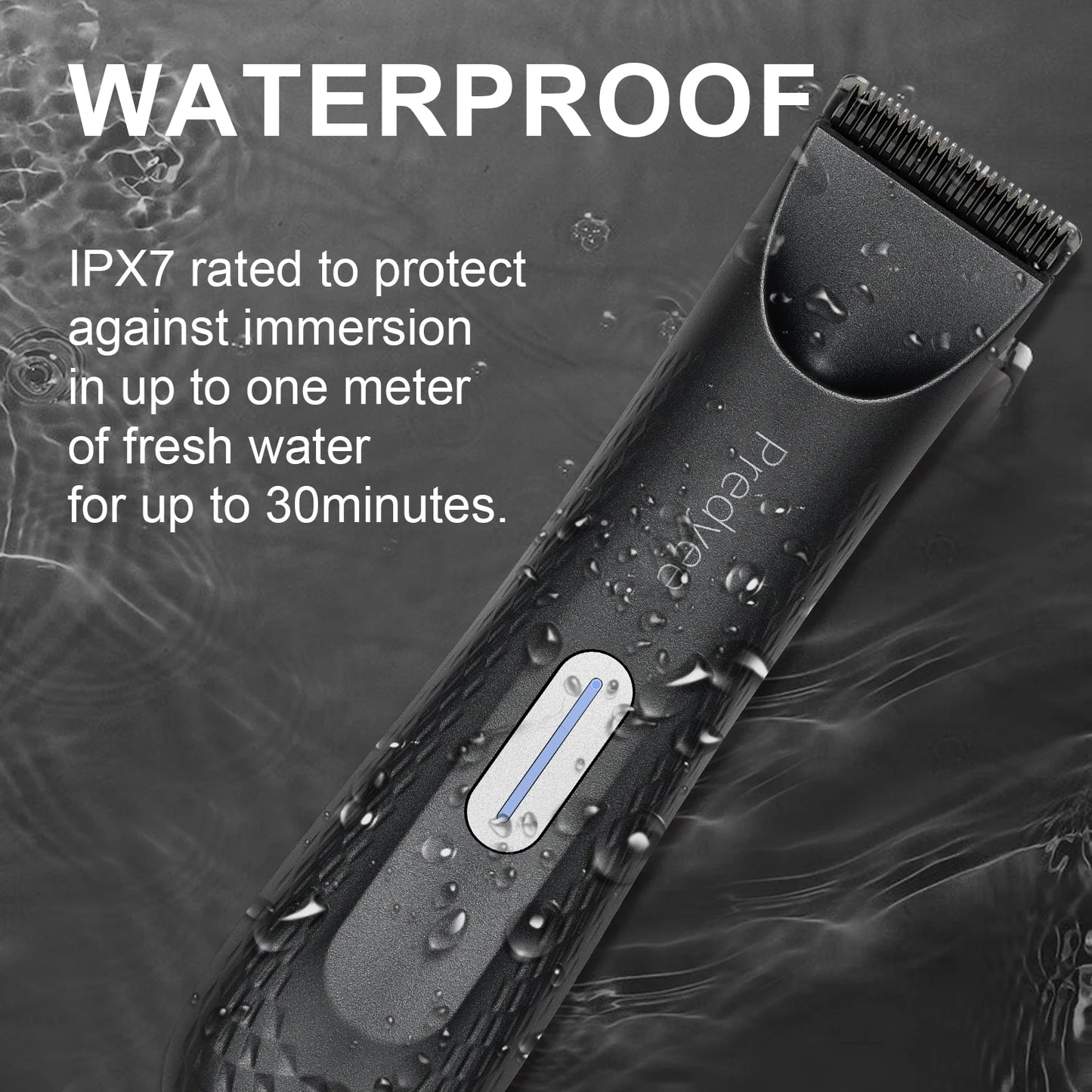Electric Trimmer for Men'S Groin Hair: Versatile Body Groomer and Waterproof Pubic Hair Trimmer with Replaceable Ceramic Blade