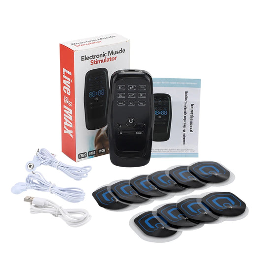 Physiotherapy Tens Muscle Stimulator Electric EMS Acupuncture Body Massage Digital Therapy Slimming Machine Electro Stimulator