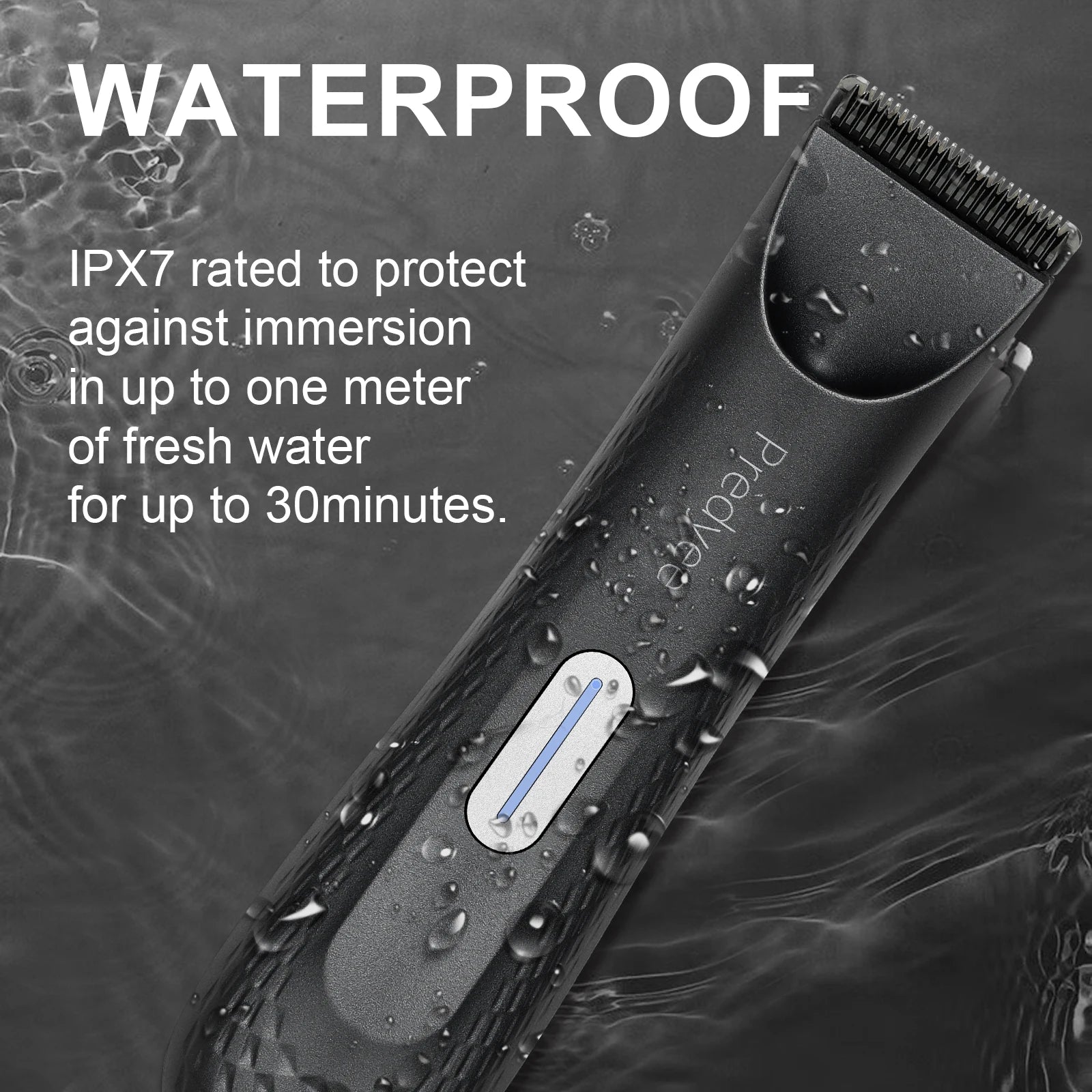 Electric Trimmer for Men'S Groin Hair: Versatile Body Groomer and Waterproof Pubic Hair Trimmer with Replaceable Ceramic Blade
